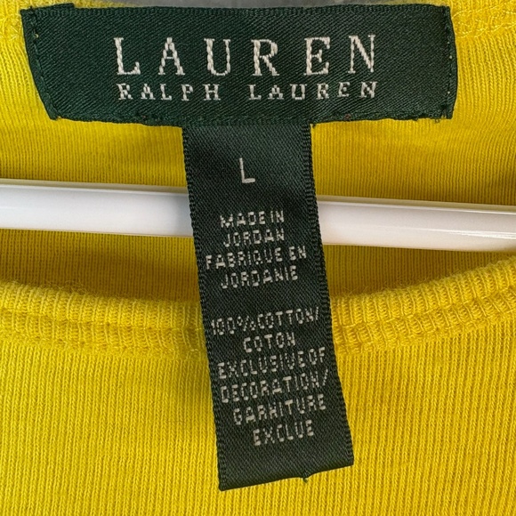 Ralph Lauren Yellow Top - Picture 3 of 5